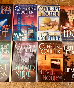 Lot of 8 Catherine Coulter Paperback Novels.