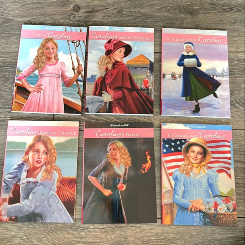 Caroline An American Girl 1812 Complete 6 Book Box Collection