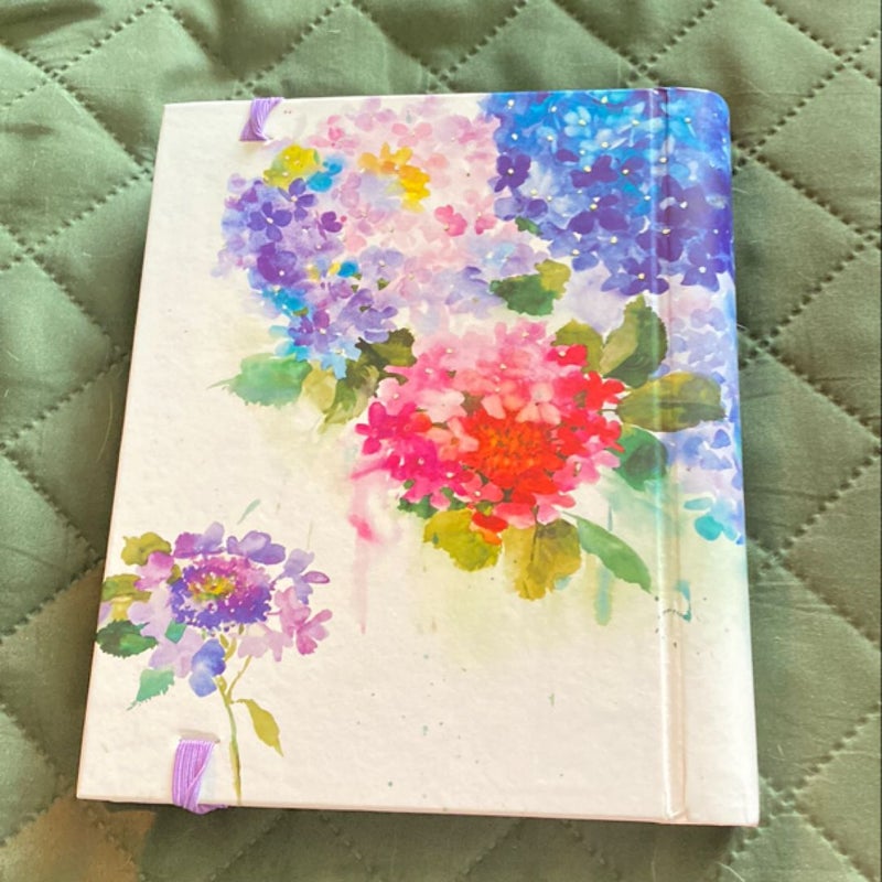 Floral Hardcover Address Book