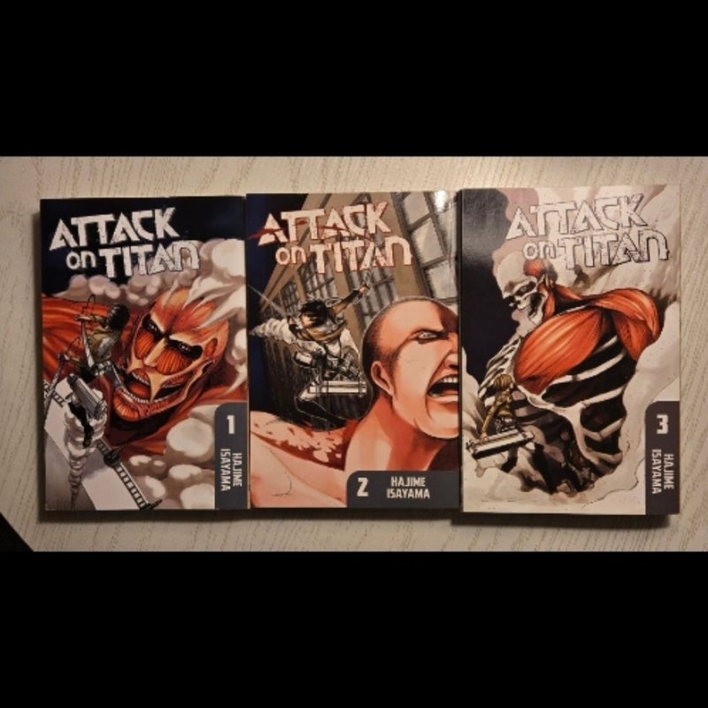 Attack on Titan Manga 1-3