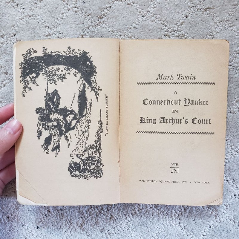 A Connecticut Yankee in King Arthur's Court (3rd Washington Square Press Edition Printing, 1961)