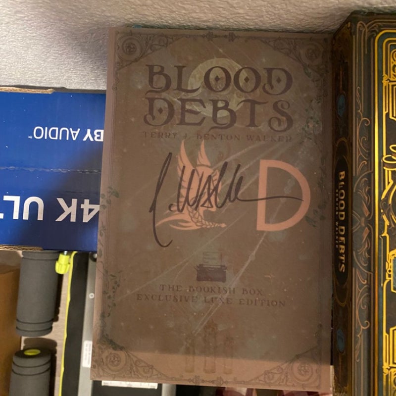 Bookish Box SE Blood Debts by Terry J. Benton-Walker