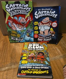 Captain Underpants and the Terrifying Return of Tippy Tinkletrousers bundle
