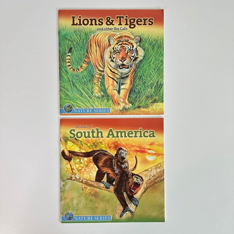 Animal Nature Series book bundle, 5 books