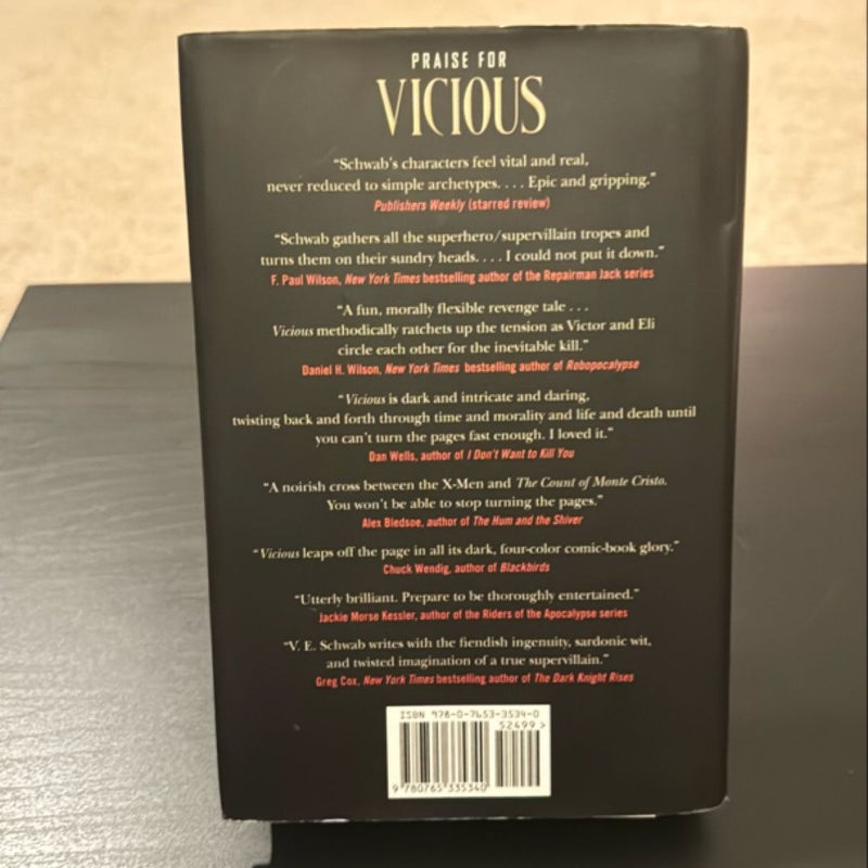Vicious  2013 1st Edition First Printing
