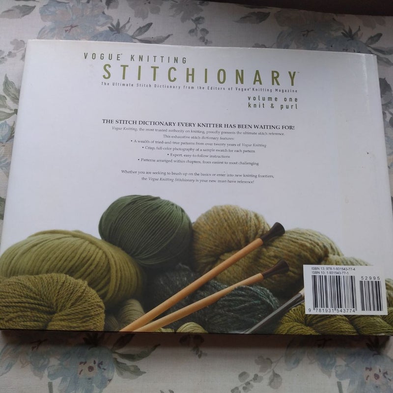Vogue Knitting Stitchionary - Knit and Purl