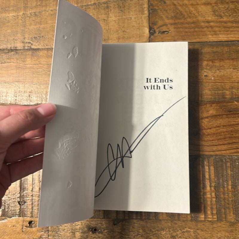 It Ends with Us (SIGNED 1st Edition Paperback)