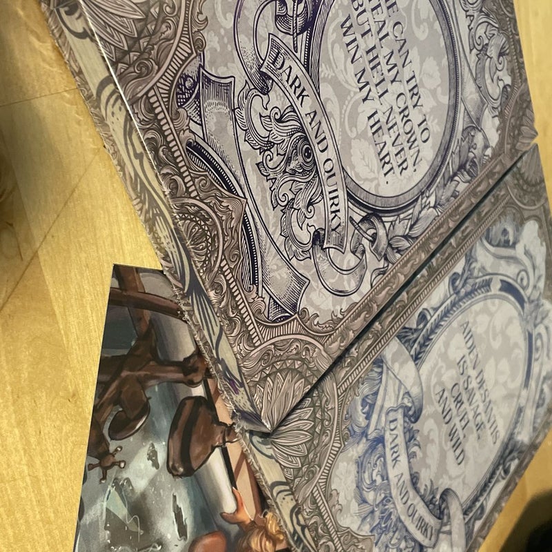 Savage Prince and Stolen Crown w/ Art Print (Dark & Quirky)