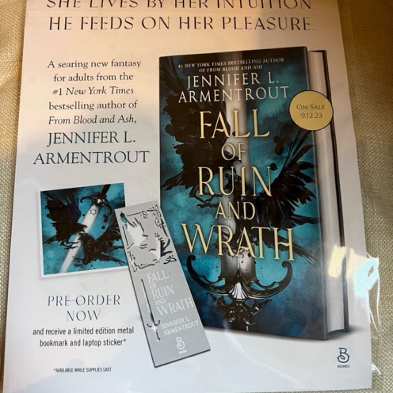 Fall of Ruin and Wrath - Signed with preorder pack