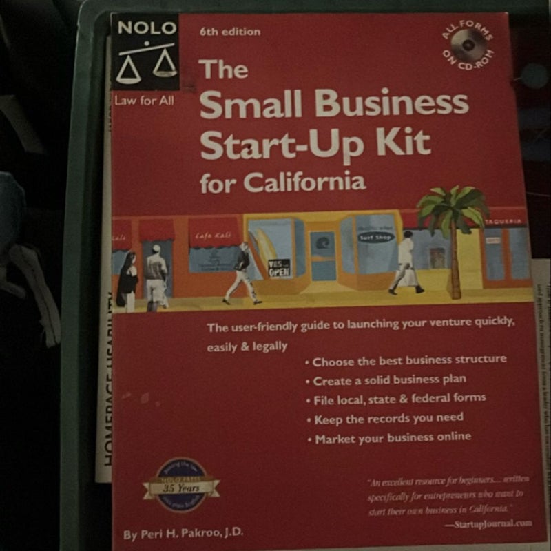 The Small Business Start-Up Kit for California