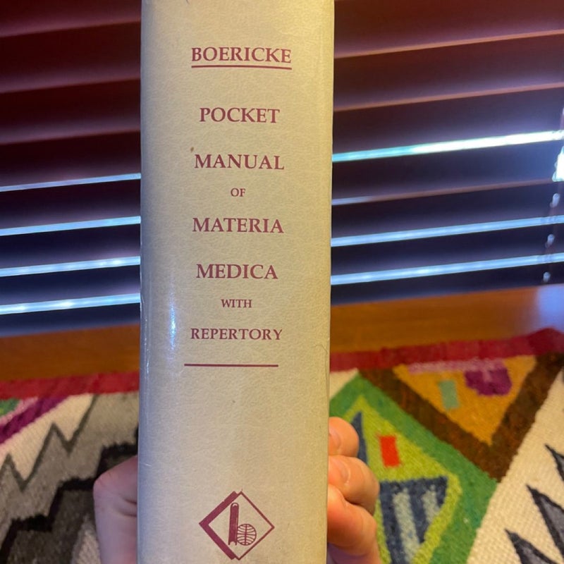 Boericke Pocket Manual of Homoeopathic Materia Medica With Repertory (1992)