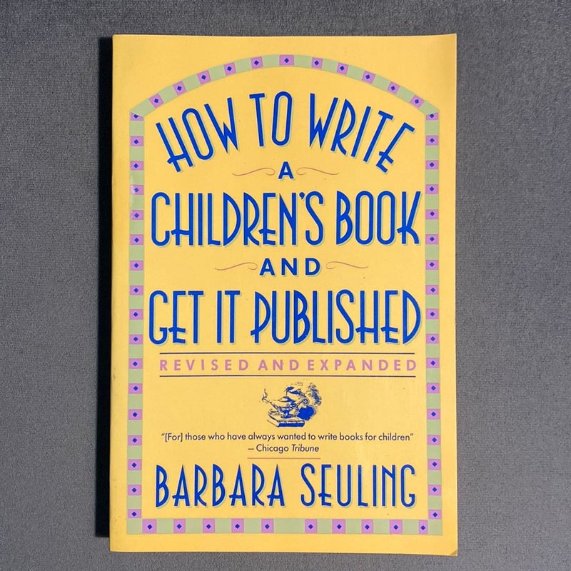 How to Write a Children's Book and Get It Published