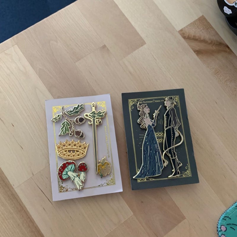 The Cruel Prince / enamel pin set 