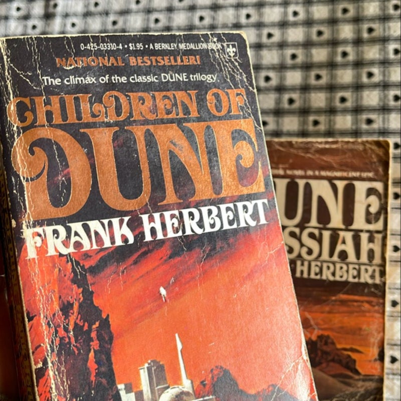 Dune BUNDLE (Dune | Children of Dune | Dune Messiah | God Emporeror of Dune)