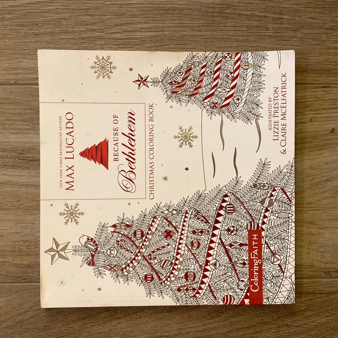 Because of Bethlehem Christmas Coloring Book