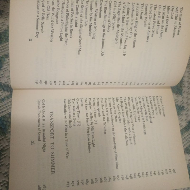 The Collected Poems of Wallace Stevens