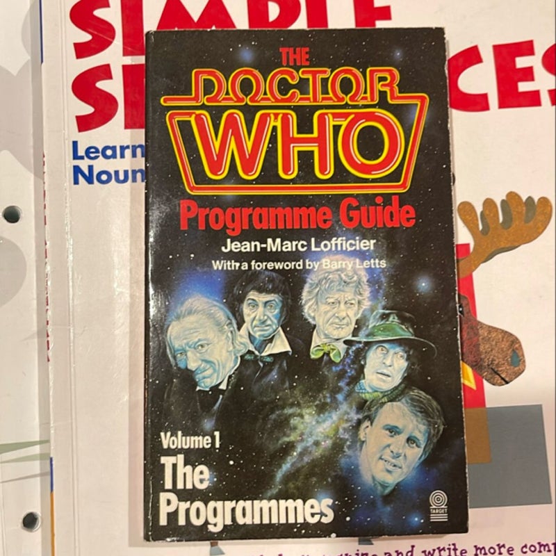 Doctor Who Programme Guide