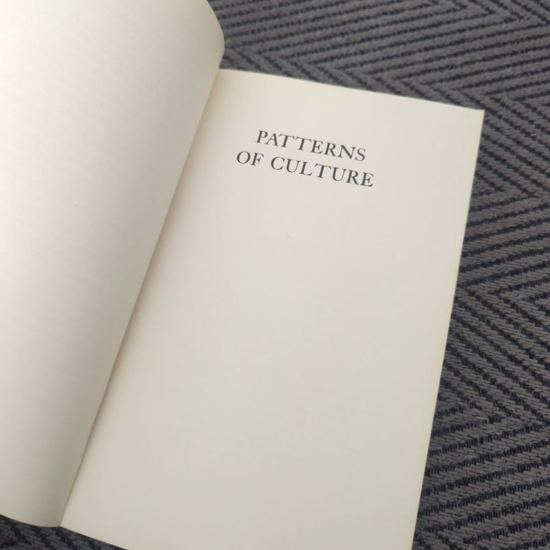 Patterns of Culture