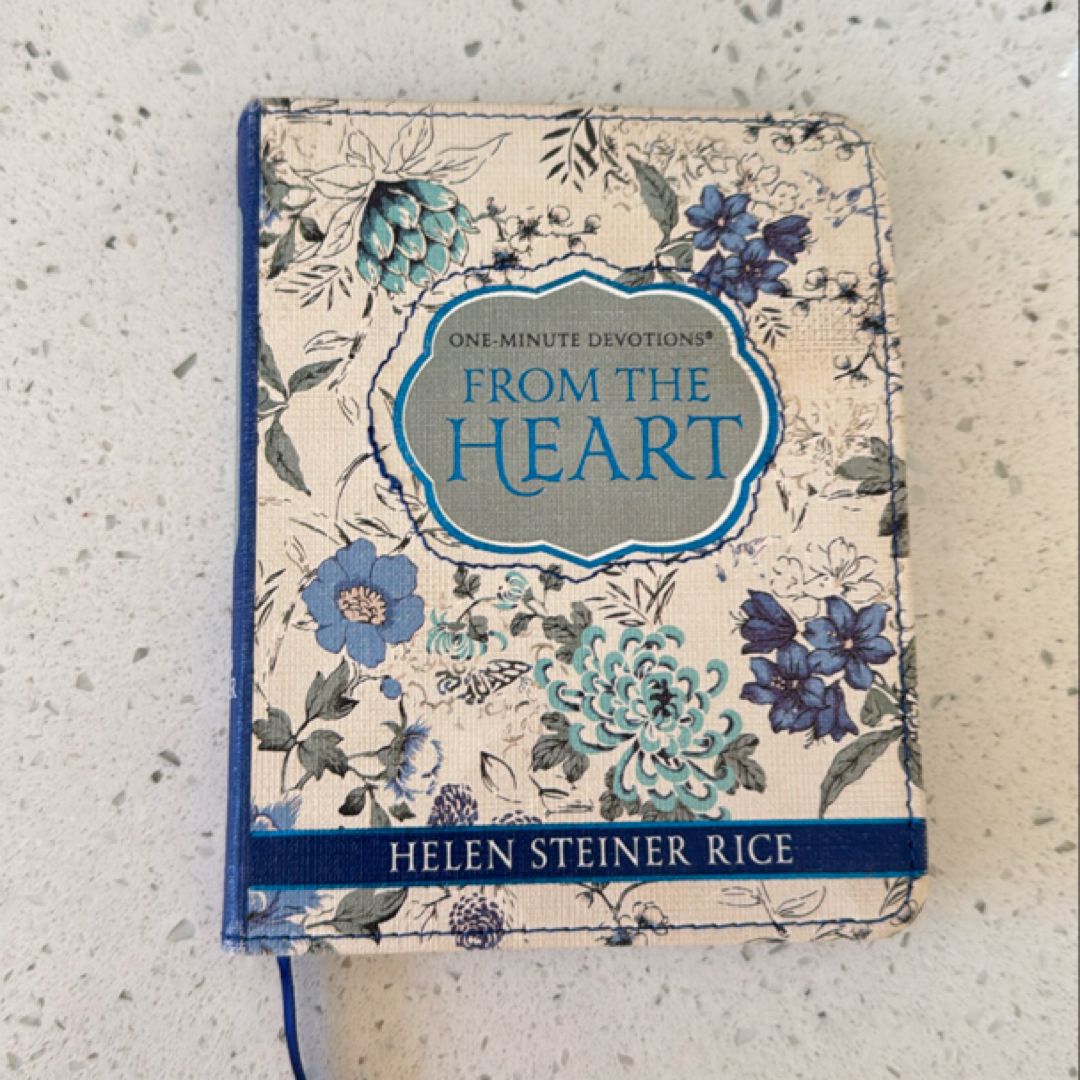 One-Min Devotions from the Heart Lux-Leather