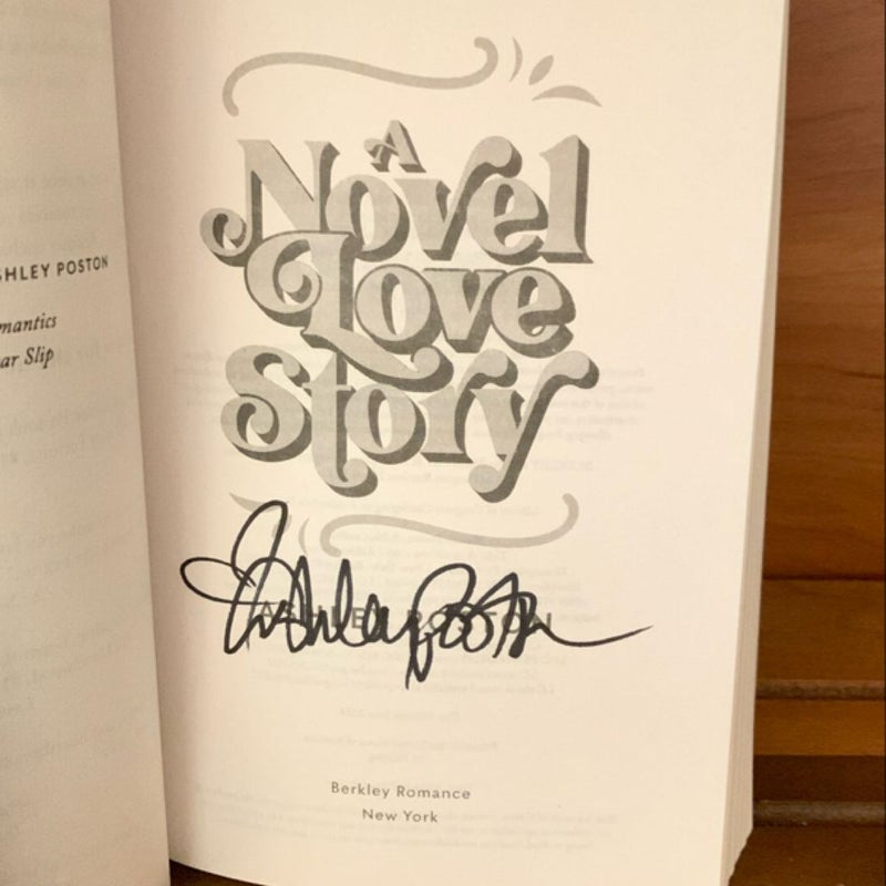 A Novel Love Story (Hand signed)