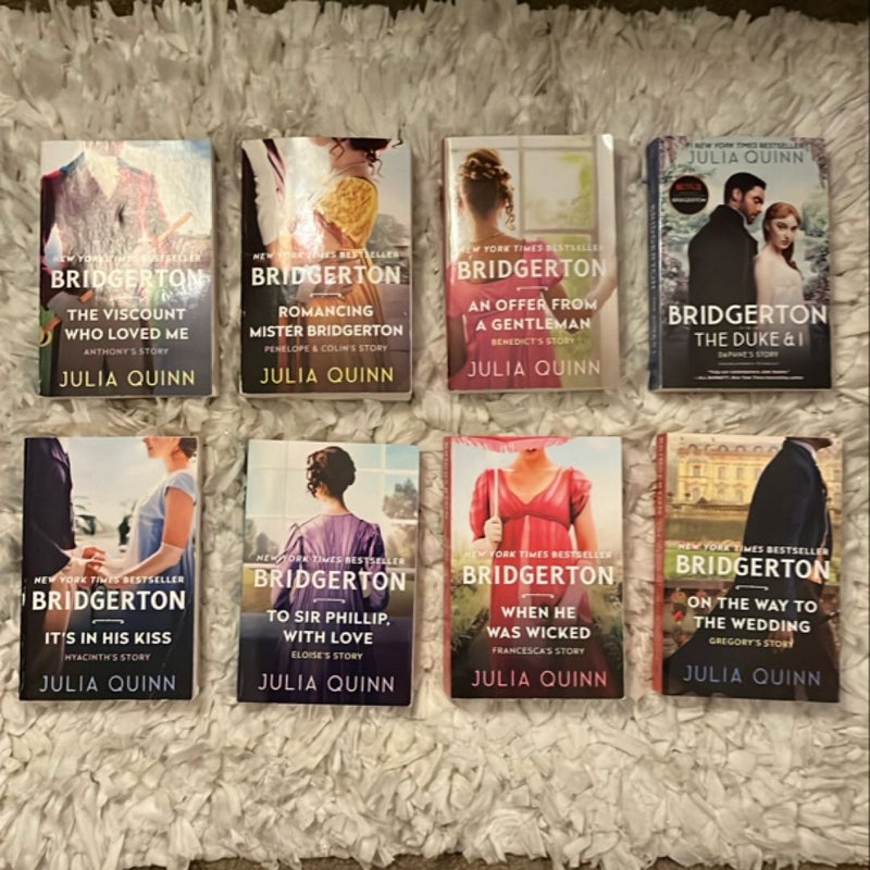 Bridgerton Full Boxed Set Books 1-8 