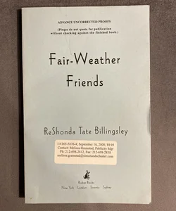 Fair-Weather Friends