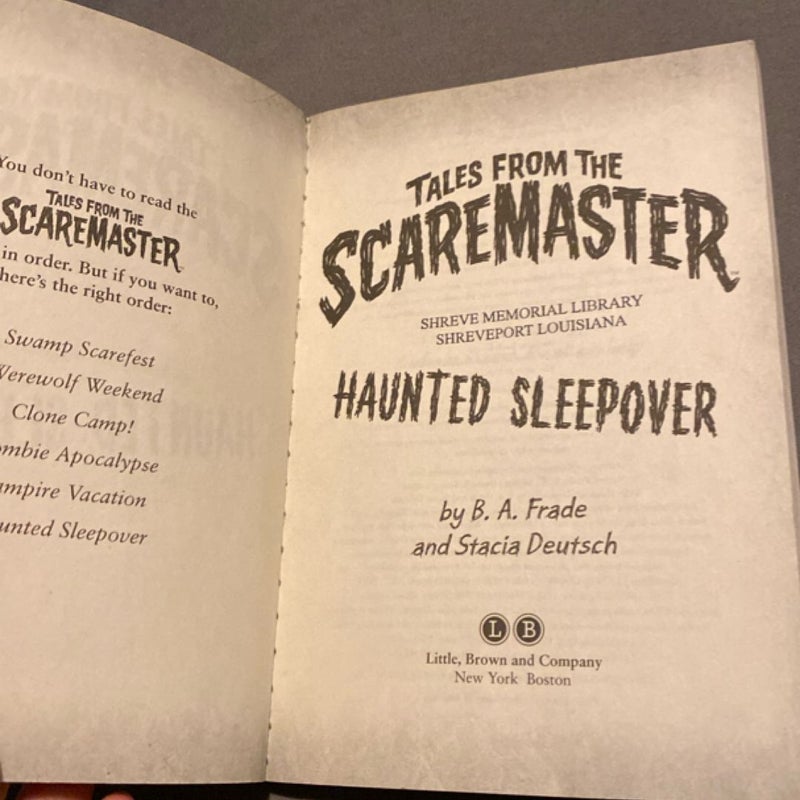 Haunted Sleepover