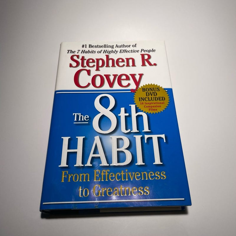 The 8th Habit: From Effectiveness to Greatness - Hardcover - USED GOOD