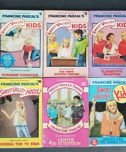 MIXED LOT OF 10 SWEET VALLEY KIDS & TWINS 1980s VINTAGE BOOKS BY FRANCINE PASCAL