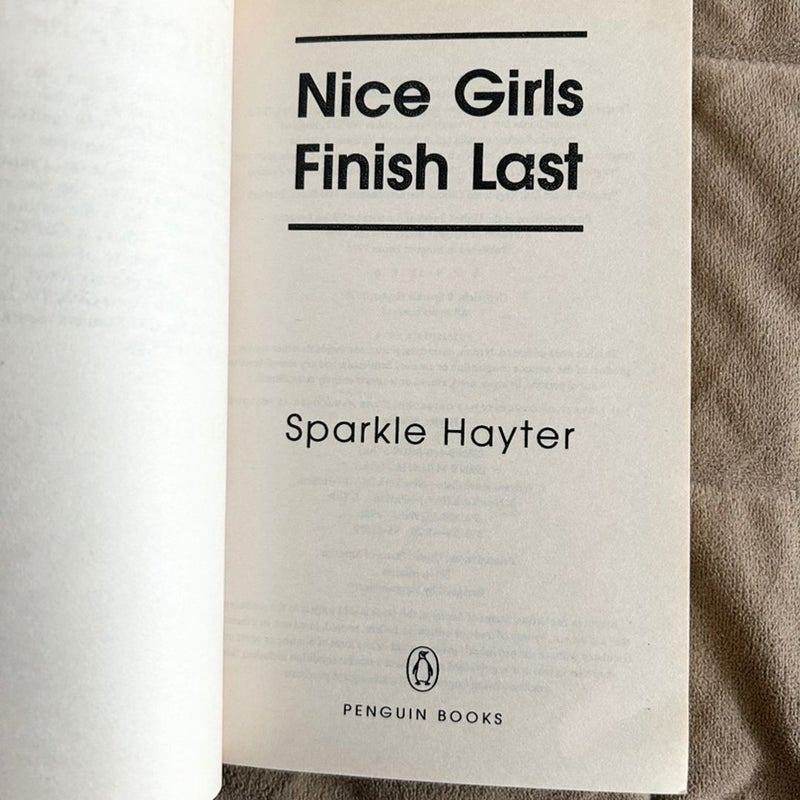 Nice Girls Finish Last 