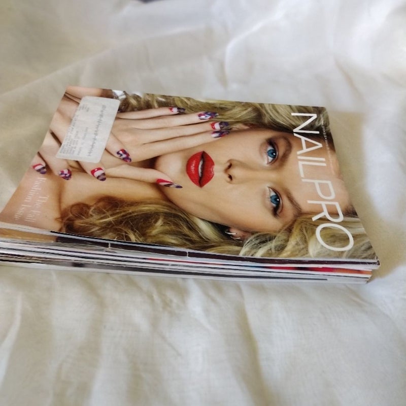 Eight Vintage Nail Pro Magazine for Nail Tech Beginners 