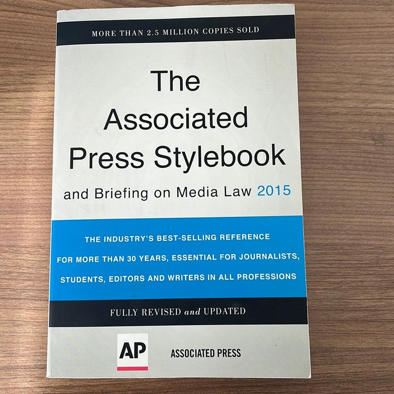 The Associated Press Stylebook 2015