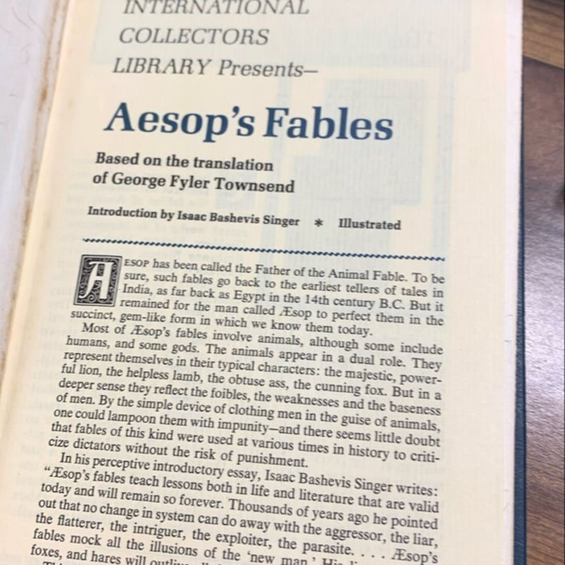 (Aesop) FABLES: Beautifully bound and illustrated