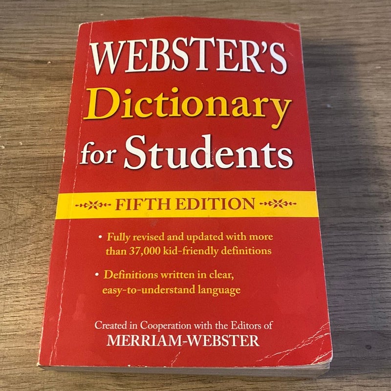 Webster's Dictionary for Students, Fifth Edition