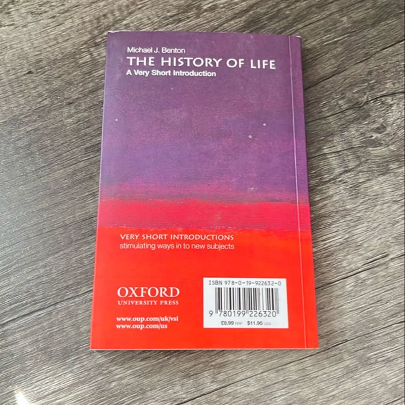 The History of Life: a Very Short Introduction