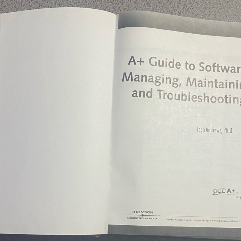 A+ Guide to Software