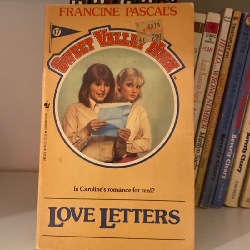 Love Letters   Sweet Valley High