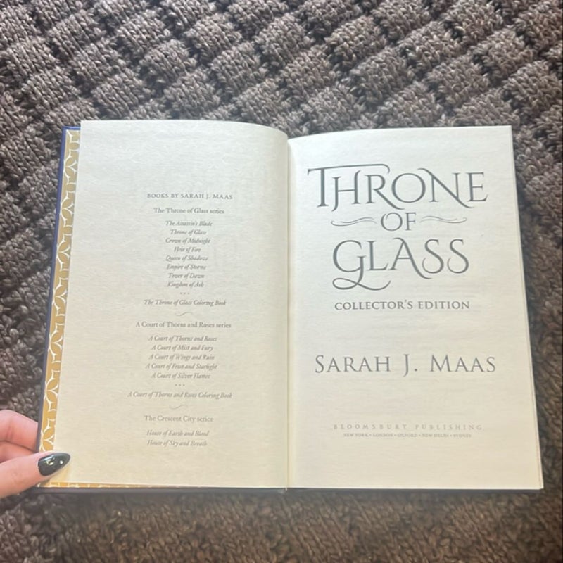 Throne of Glass collectors edition 