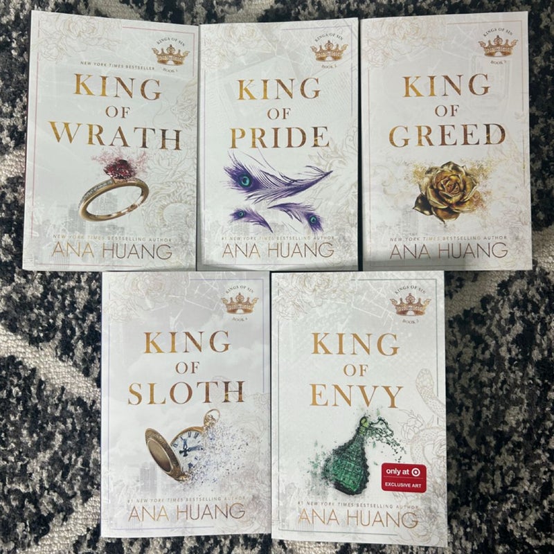 King of Envy exclusive art, King of warth, King of pride, King of greed, King of sloth 