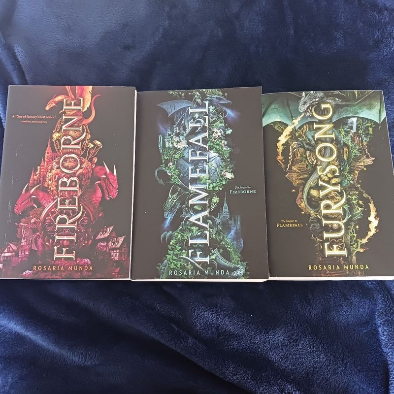 Aurelian Cycle Trilogy (Fireborne/Flamefall/ Furysong)