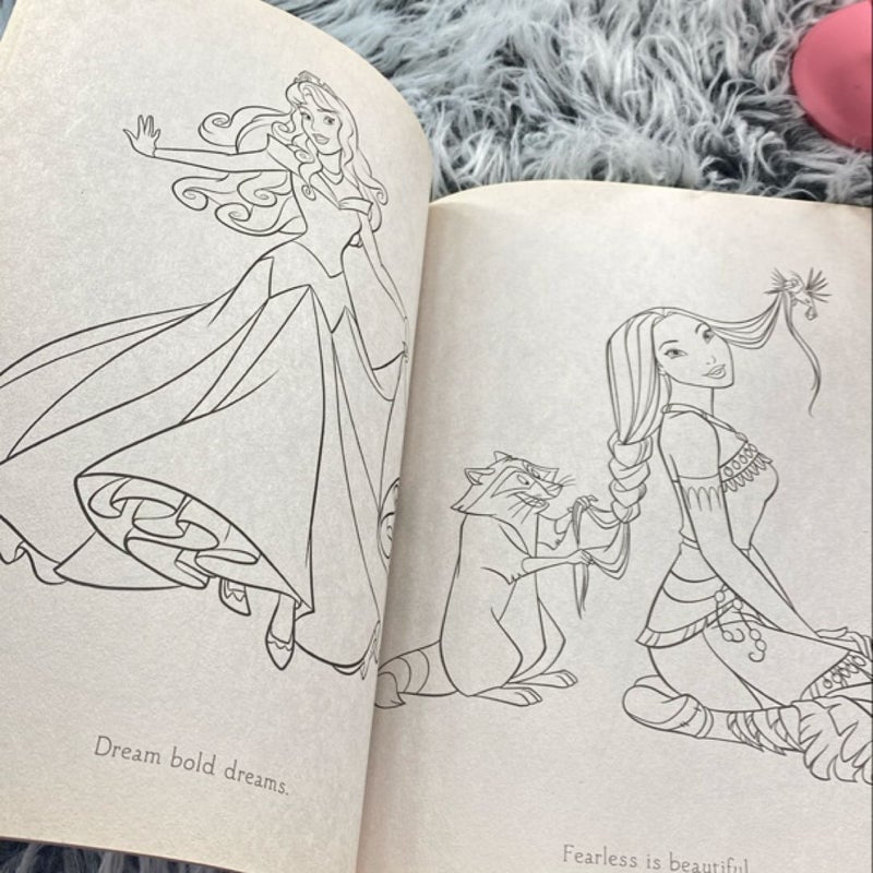 Disney princess jumbo coloring and activity book