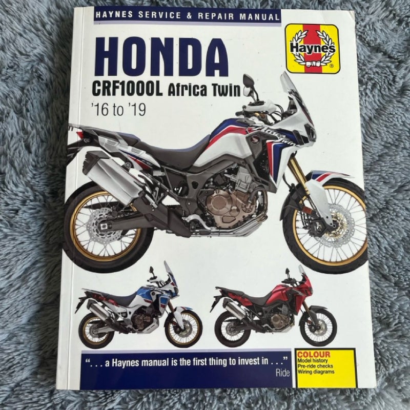 Honda CRF1000L Africa Twin from 2016-2019 Haynes Repair Manual