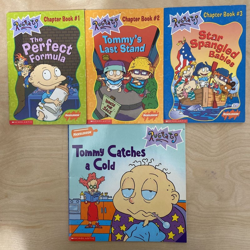 Rugrats Bundle - Chapter Books #1, #2, #3 & Tommy Catches a Cold 