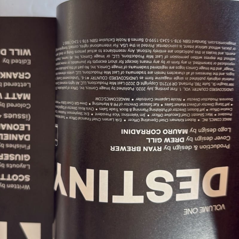 Undiscovered Country Volume 1