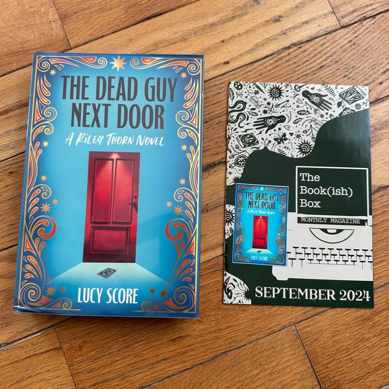 Dead Guy Next Door by Lucy Score Bookish Darkly Box