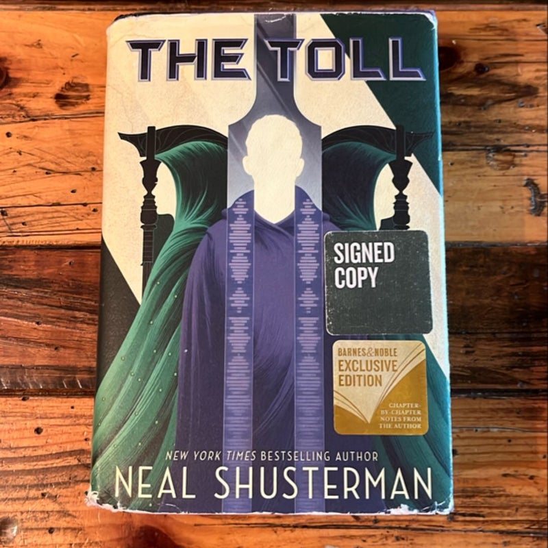 The Toll Neal Shusterman SIGNED HC DJ 1st Edition Arc Of A Scythe 3 Exclusive