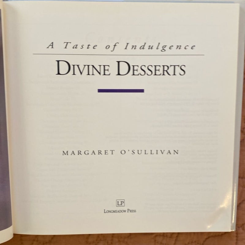 Divine Desserts