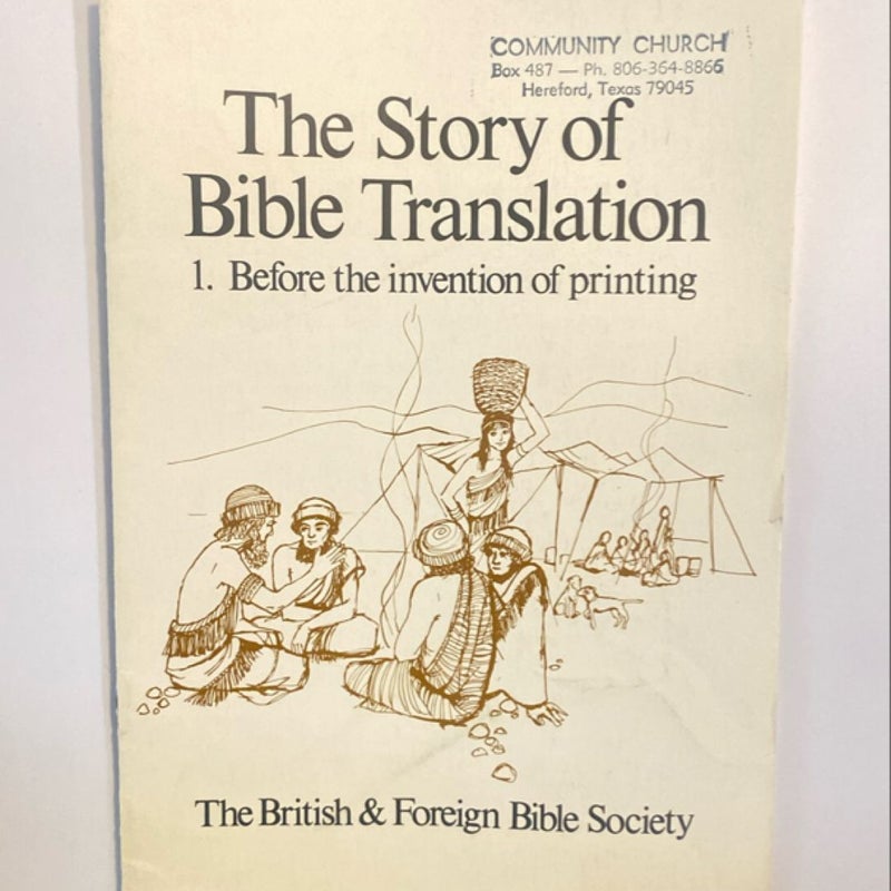 The Story of Bible Translation 