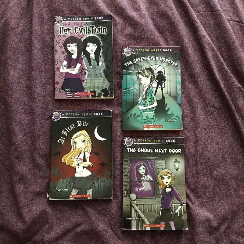 Poison Apple 4-Book Collection (Her Evil Twin, The Green-Eyed Monster, At First Bite, & The Ghoul Next Door)