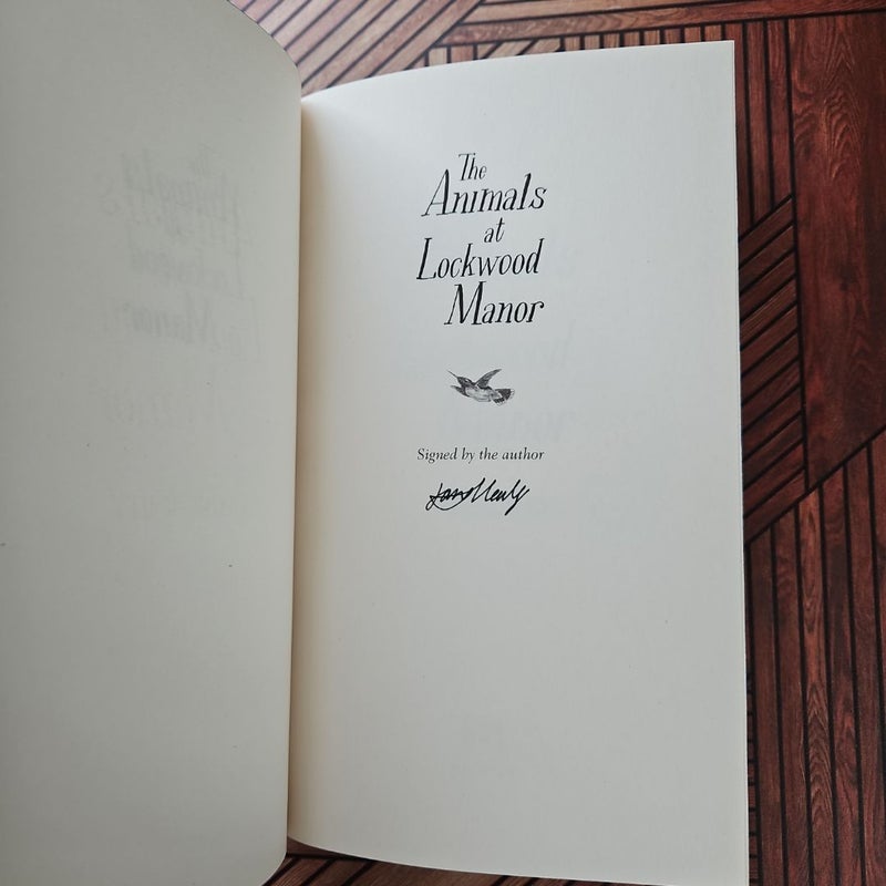 The Animals at Lockwood Manor: Waterstones Edition Signed with Sprayed Edges